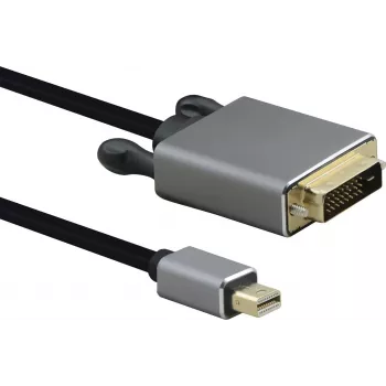Mini DisplayPort į DVI laidas Helos 288475 — 1,0 m, juodas