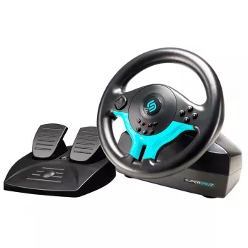 Subsonic Superdrive SV 250-S Driving Wheel Blue Edition vairas su pedalais