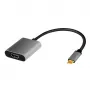 LogiLink CUA0103 USB 3.2 Gen1 Type-C į HDMI-A laidas 0,15 m juodai pilkas