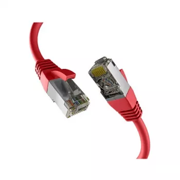 EFB-Elektronik CAT8.1 raudonas 1,5 m RJ45 pataikymo kabelis S/FTP PIMF LSZH 2000 MHz 40 Gb tinklo kabelis