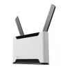 Belaidis maršrutizatorius MikroTik Chateau PRO ax – dviejų juostų 2,4/5 GHz, 3548 Mbit/s, PoE, 5x LAN, 2 išorinės antenos, pilka/balta