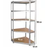 Metalinis kampinis lentyninis stovas G9040 40 cm