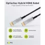 Goobay 65567 HDMI laidas 20 m HDMI A tipo (standartinis) Juodas - Sidabrinis (65567)
