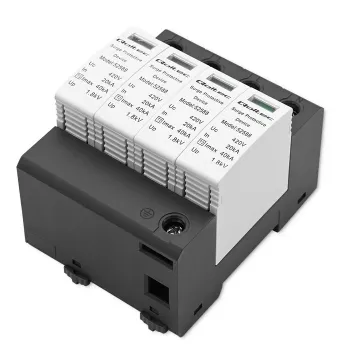 Apsaugos nuo viršįtampių įrenginys QOLTEC 52588 AC 4P 420V T2 C – 4 polių kintamosios srovės viršįtampių ribotuvas, 420 V, 2 tipo