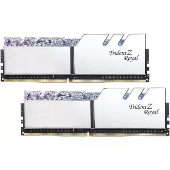G.SKILL TRIDENTZ ROYAL RGB DDR4 2X16GB 3200MHZ CL16 XMP2 SILVER F4-3200C16D-32GTRS
