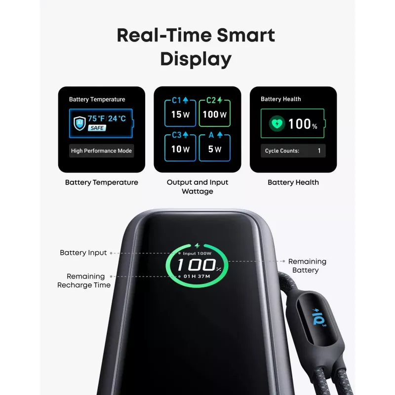 Nešiojamas maitinimo blokas Anker A1695H11 25000 mAh