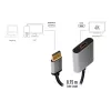 LogiLink CDA0108 vaizdo kabelio adapteris 0,15 m DisplayPort HDMI juoda/ pilka