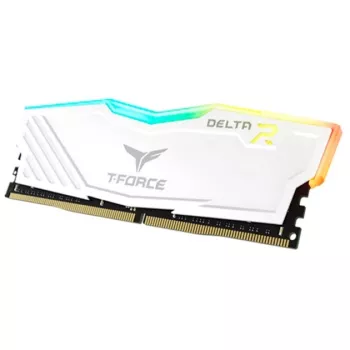 16 GB DDR4-3200 (2x 8 GB) Dual-Kit, Atminties rinkinys Baltas, TF4D416G3200HC16FDC01, Delta RGB, INTEL XMP