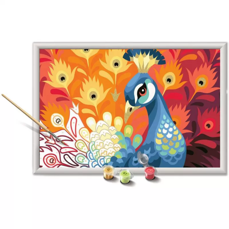 Ravensburger CreArt Proud Peacock – piešimo rinkinys