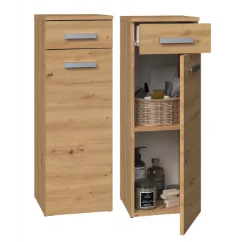Topeshop NEL V DS ARTISAN vonios spintelė ąžuolo spalvos
