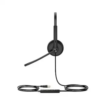 Yealink UH34 SE Lite Dual Teams laidinis ausinių komplektas su USB Type-C, juodos spalvos