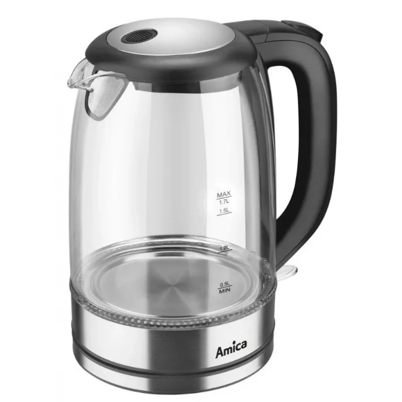 Elektrinis virdulys Amica 1,7 l 2200 W sidabrinis