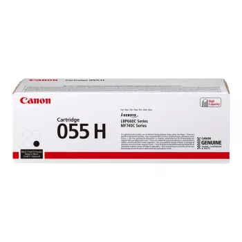 Canon 055H original juodas kasetė 1 vnt Aukštos išeigos