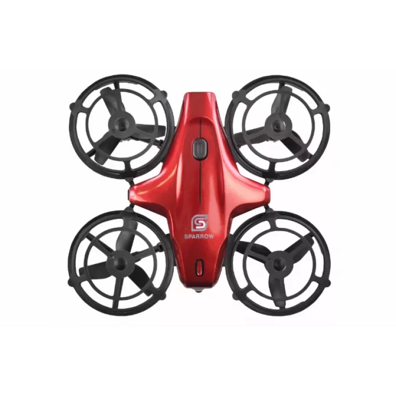 Dronas su kamera Amewi 25324 Mini-dronas 300 mAh Juoda Raudona