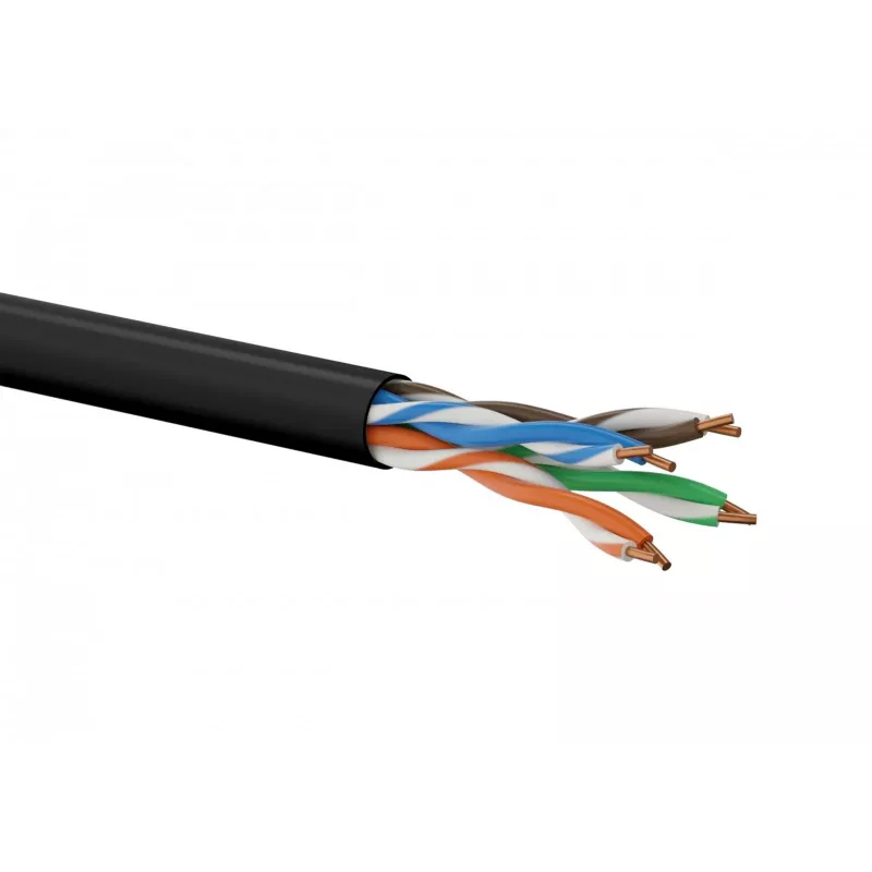Tinklo kabelis A-LAN KIU5OUTZ305 U/UTP Cat5e 305 m Pilka