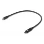 USB-C laidas Ubiquiti UACC-Cable-USB-100W-0.3M-BK USB-C juodas pilkas 0,3 m