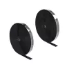 DeLOCK Heavy-duty lipnusis kabliukų ir kilpų diržas, savaime lipnus, 25 m x 25 mm, juodas