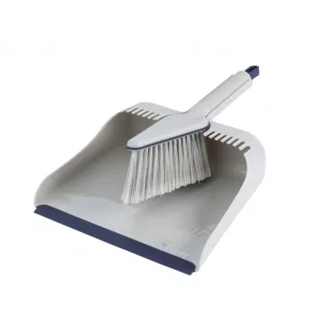 Šluotelės ir samtelio rinkinys Beldray LA032760PEU7 Deep Clean, kompaktiška rankinė šluotelė su kampuotais šereliais ir derantis samtelis