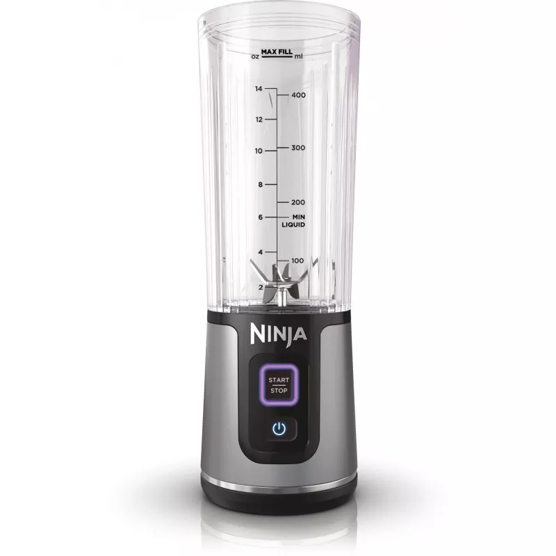Sportinis blenderis Ninja BC151EUBK — 0,53 L dubuo, 14,4 W, baterija, ledo smulkinimas, juodas