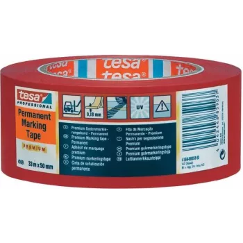 tesa® Premium grindų žymėjimo ir įspėjamoji juosta 4169 (I x P) 33 m x 50 mm Mėlyna PVC 4169-57-93