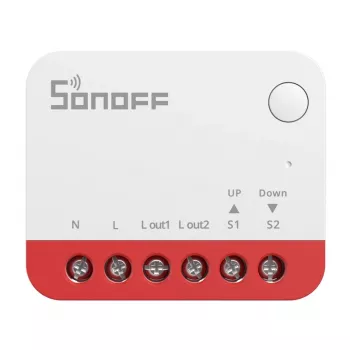 Išmanusis jungiklis Sonoff MINI-ZBRBS ZigBee 3.0 kompaktiškas relė montavimui į sieninę dėžutę