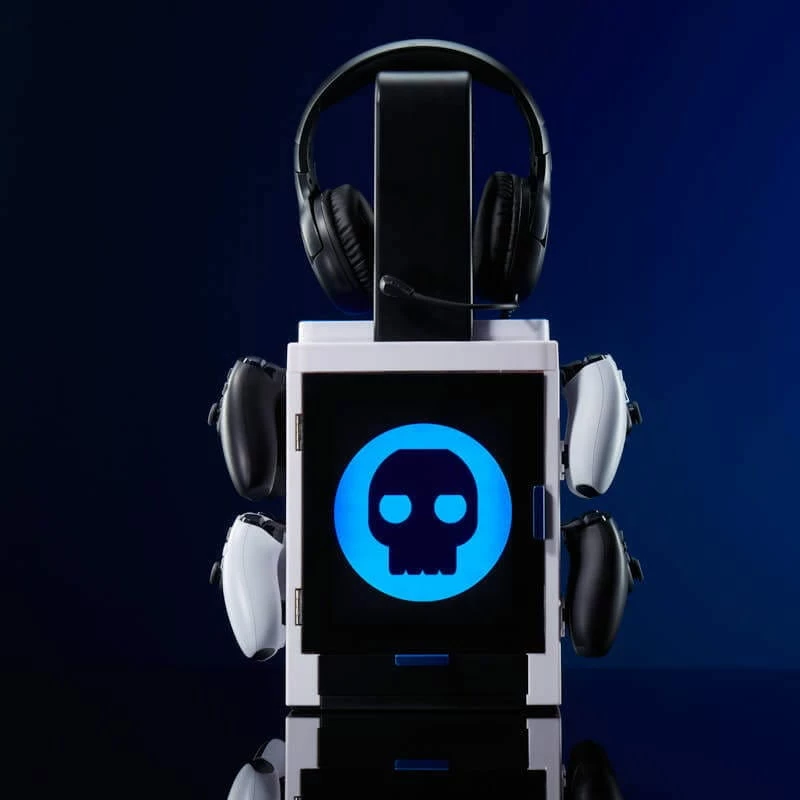 Numskull Games PS5 įkvėptas žaidimų seifas, diskų laikiklis žaidimams, PlayStation 5, pilka, laidinis, 1 vnt.