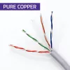 UTP patchcord kabelis CAT6 varis Cu 100 m pilkas – QOLTEC 54560