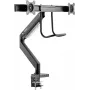 SpeaKa Professional SP-MM-820 2 krypčių monitoriaus laikiklis ant stalo 43,2 cm (17) – 81,3 cm (32) su integruota dokavimo stotele, dujinių spyruoklių technologija, pakreipiamas, pasukamas (SP-10506480)