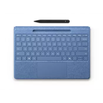 Klaviatūra Microsoft Surface 8YU-00027 – QWERTZ vokiškas išdėstymas, Bluetooth, jutiklinė dalis, mėlyna