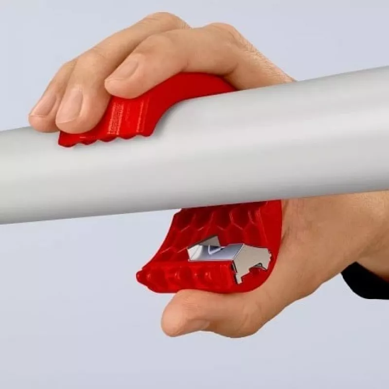 KNIPEX rankinis vamzdžių pjaustytuvas PVC ir sandarinimo movoms