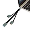 USB-C 3.1 3 prievadų USB centras