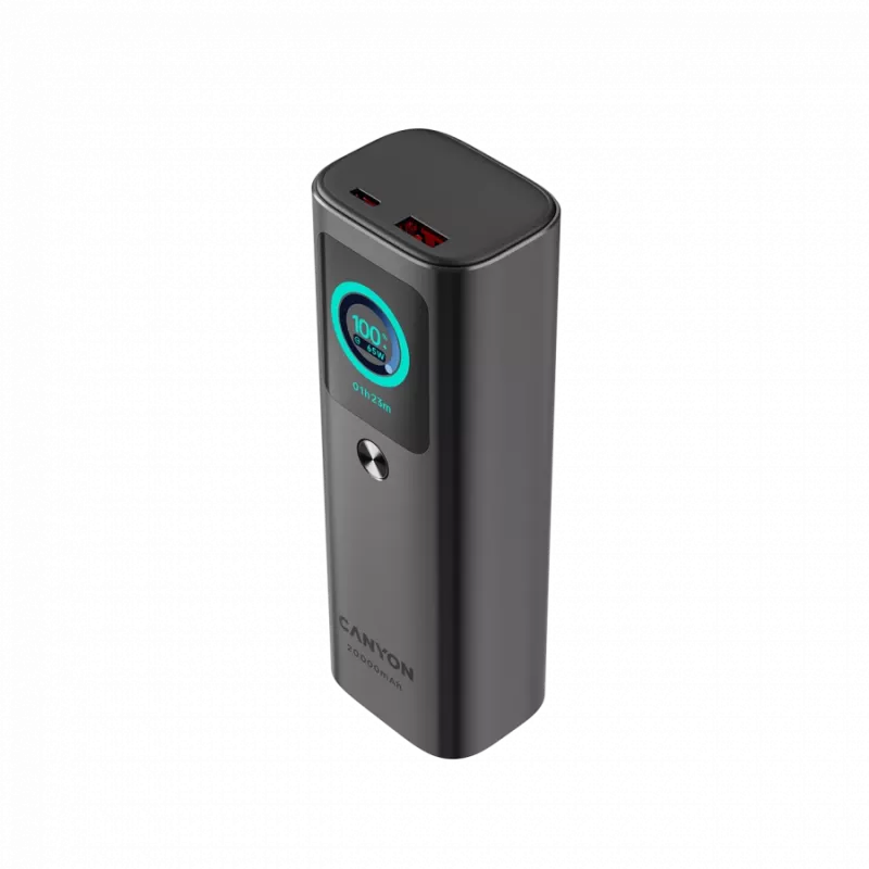 CANYON OnPower 265 20000mAh 165W Aliuminio dėklas Tamsiai pilka