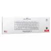 Mechaninė klaviatūra White Shark Wakizashi-2 US Red Switch, Tenkeyless / US išdėstymas, balta