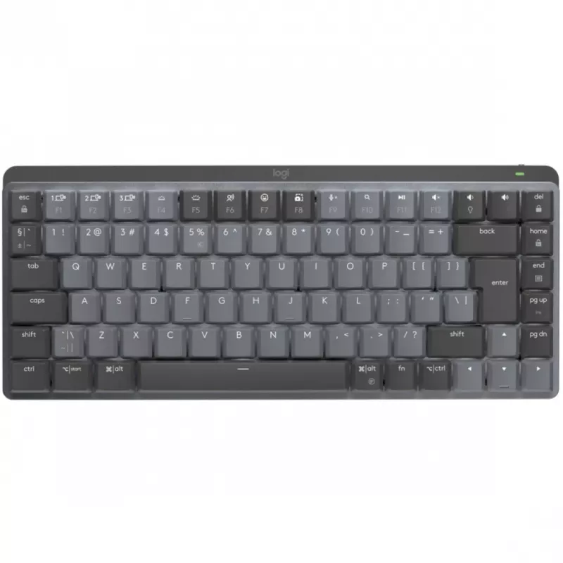 MX Mini Mechaninė, Tenkeyless 80-87 %, RF belaidis + Bluetooth, mechaninis jungiklis