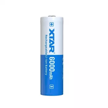 Įkraunama ličio jonų 21700 baterija XTAR 21700-6000 3.6V 6000mAh, Ø 21 mm × 74,3 mm, vienas elementas