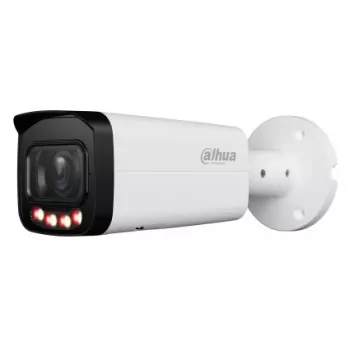 IP apsaugos kamera DAHUA IPC-HFW2449T-ZAS-IL – 4 MP, 2,7–13,5 mm motorizuotas priartinimas, IP67/IK10, PoE, IR/balti šviesos diodai