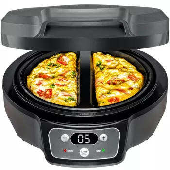 Omelett Chef OM 950, Snack Maker, antracitas, 950 W