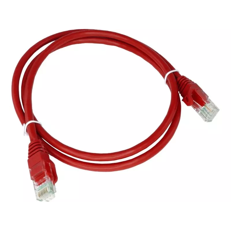 Alantec KKU5CZA1 tinklo kabelis Raudonas 0.25 m Cat5e U/UTP (UTP)