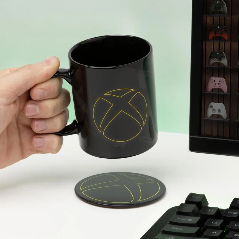 Paladone PP10613XB Xbox puodelis su padėkliuku, 0,3 l, įvairiaspalvis