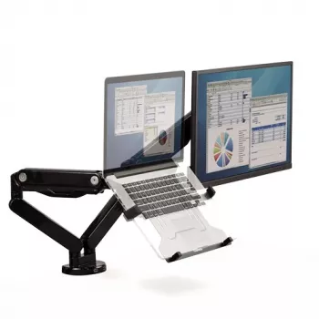 Fellowes Ergonomics nešiojamojo kompiuterio pagrindas monitoriaus rankenoms – VESA laikikliai