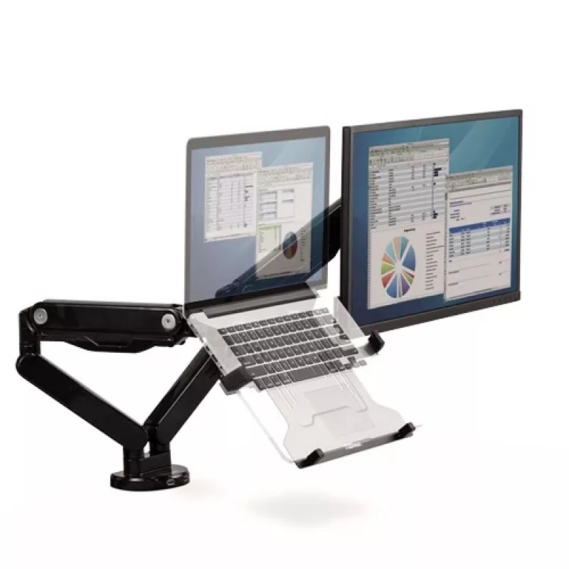 Fellowes Ergonomics nešiojamojo kompiuterio pagrindas monitoriaus rankenoms – VESA laikikliai