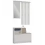 Spintelė batams VERA Cashmere GS1 1800×850×240 mm, su veidrodžiu, 1 lentyna, 6 kabliukais