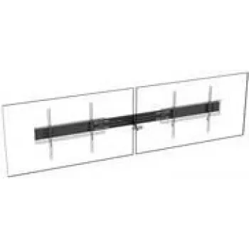 TECH DATA Vision VFM-F50_DL – Montavimo bėgelis dviem LCD/plazminėms konsolėms – aliuminis – juoda – iki 218,4 cm (86 inch)