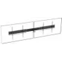 TECH DATA Vision VFM-F50_DL – Montavimo bėgelis dviem LCD/plazminėms konsolėms – aliuminis – juoda – iki 218,4 cm (86 inch)