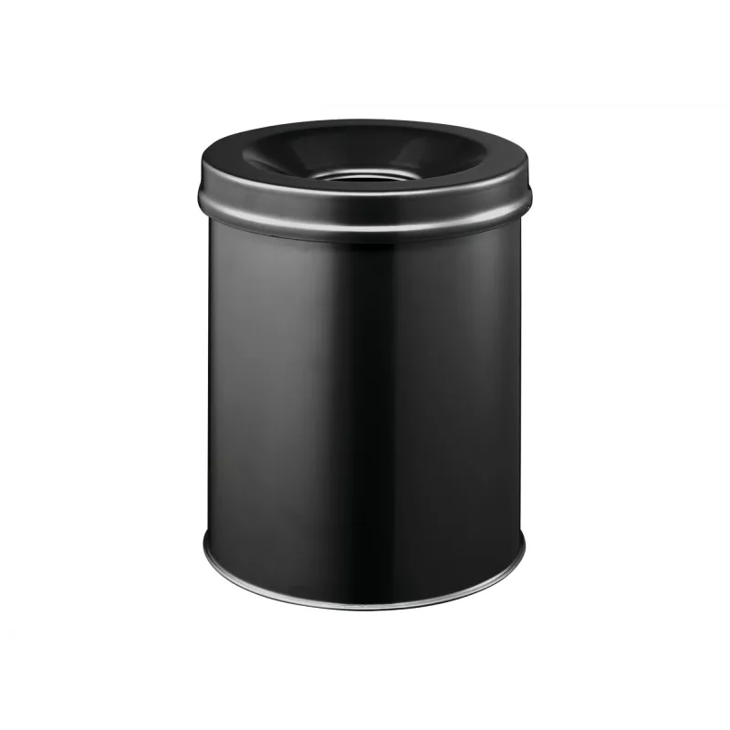 Durable 3305-01 apvali plieninė šiukšliadėžė 15L su gesinimo dangčiu
