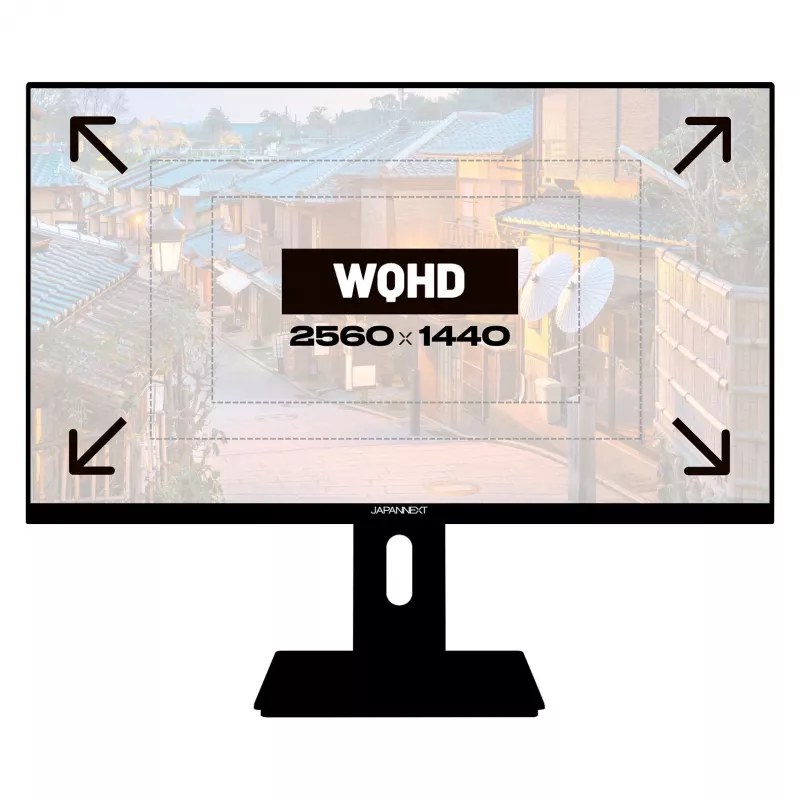 JAPANNEXT JN-27IPS4FLWQHDR-HSP 27 colių WQHD IPS plokščias monitorius