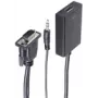 shiverpeaks BS10-01006 vaizdo kabelis-adapteris 0,15 m VGA (D-Sub) + 3,5 mm HDMI A tipas (standartinis) juodas (BS10-01006)