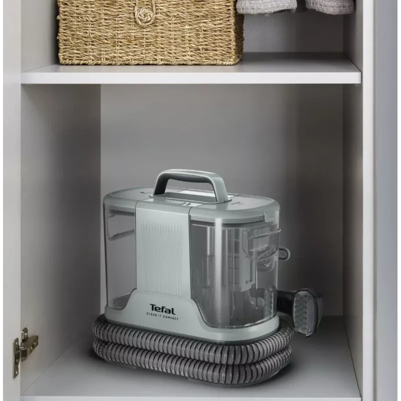 Nešiojamas dėmių valiklis Tefal Clean It Compact Pet IZ3020F0 – rankinis kilimų ir gyvūnų dėmių valiklis