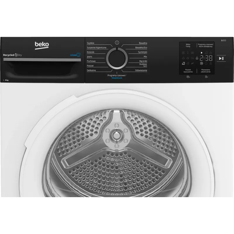 Džiovinimo mašina BEKO BM3T3823WBW siauras modelis