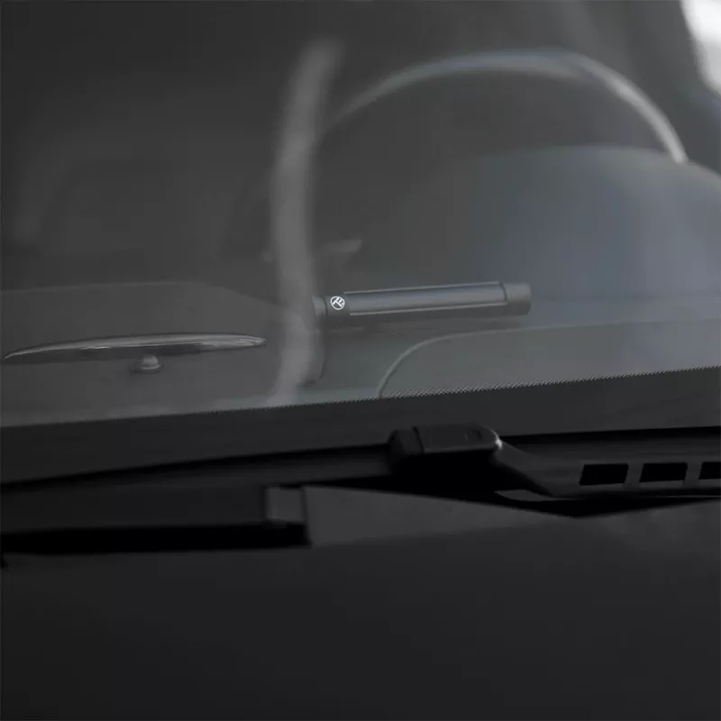 Laikinoji automobilio stovėjimo kortelė Tellur TLL171251 – metalo juoda, rodo du telefono numerius